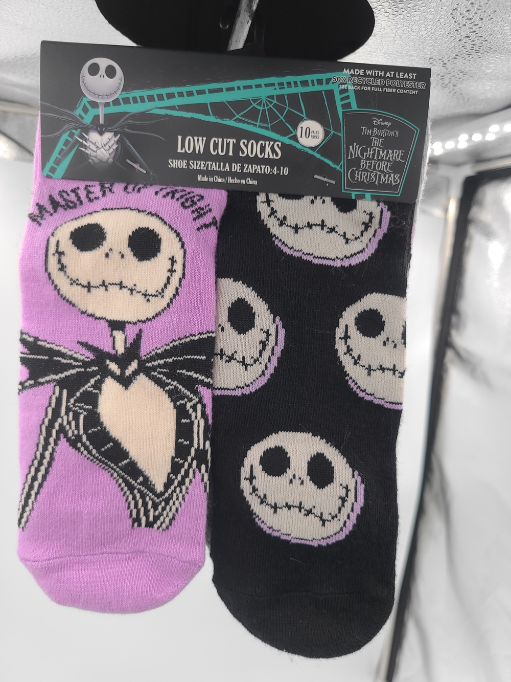 Ten Pairs The Nightmare Before Christmas Jack Skellington Low Cut Socks -